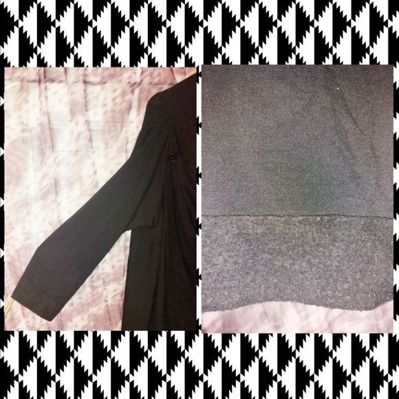 Jet John Eshaya brand Black Soft Knit Wrap Cardigan Sz 4X(26) - Picture 5 of 9